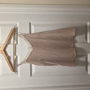 Dynamite Pink Camisole with Lace Detail and Adjustable Straps